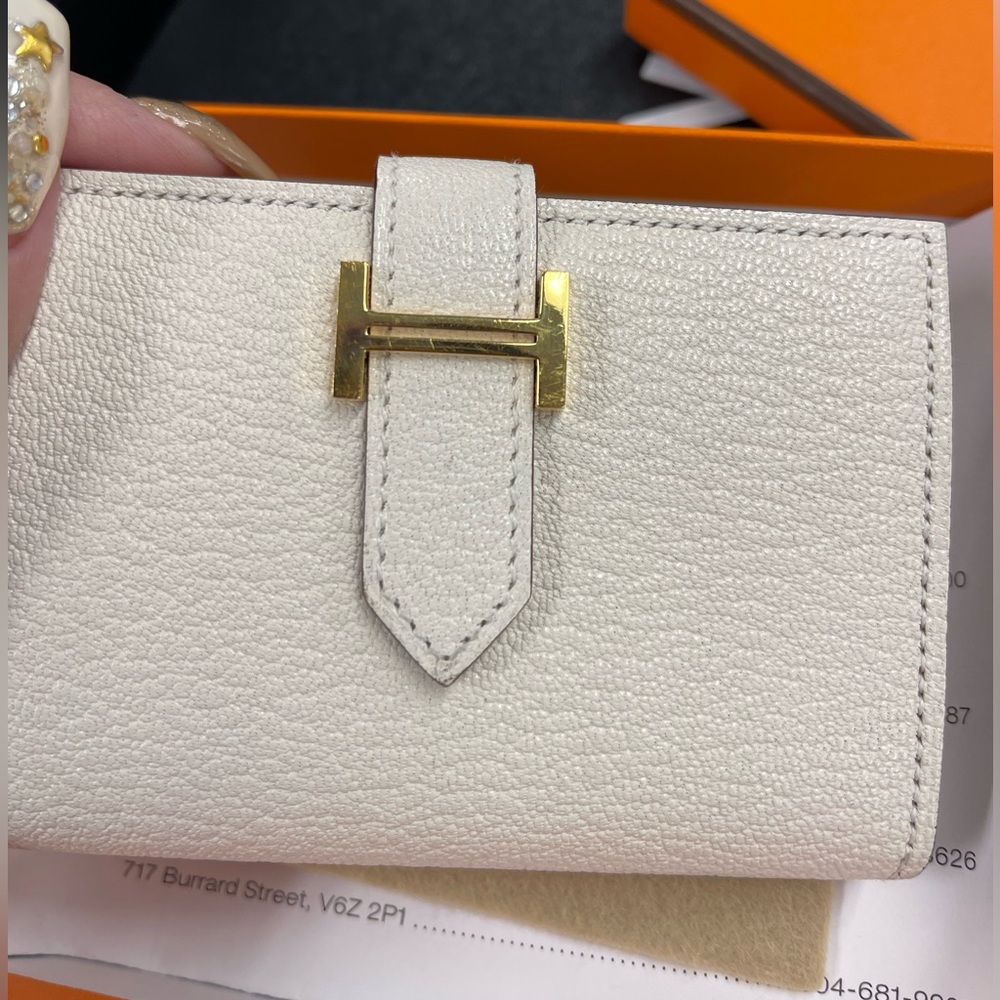 Hermes Bearn Card Holder Nata